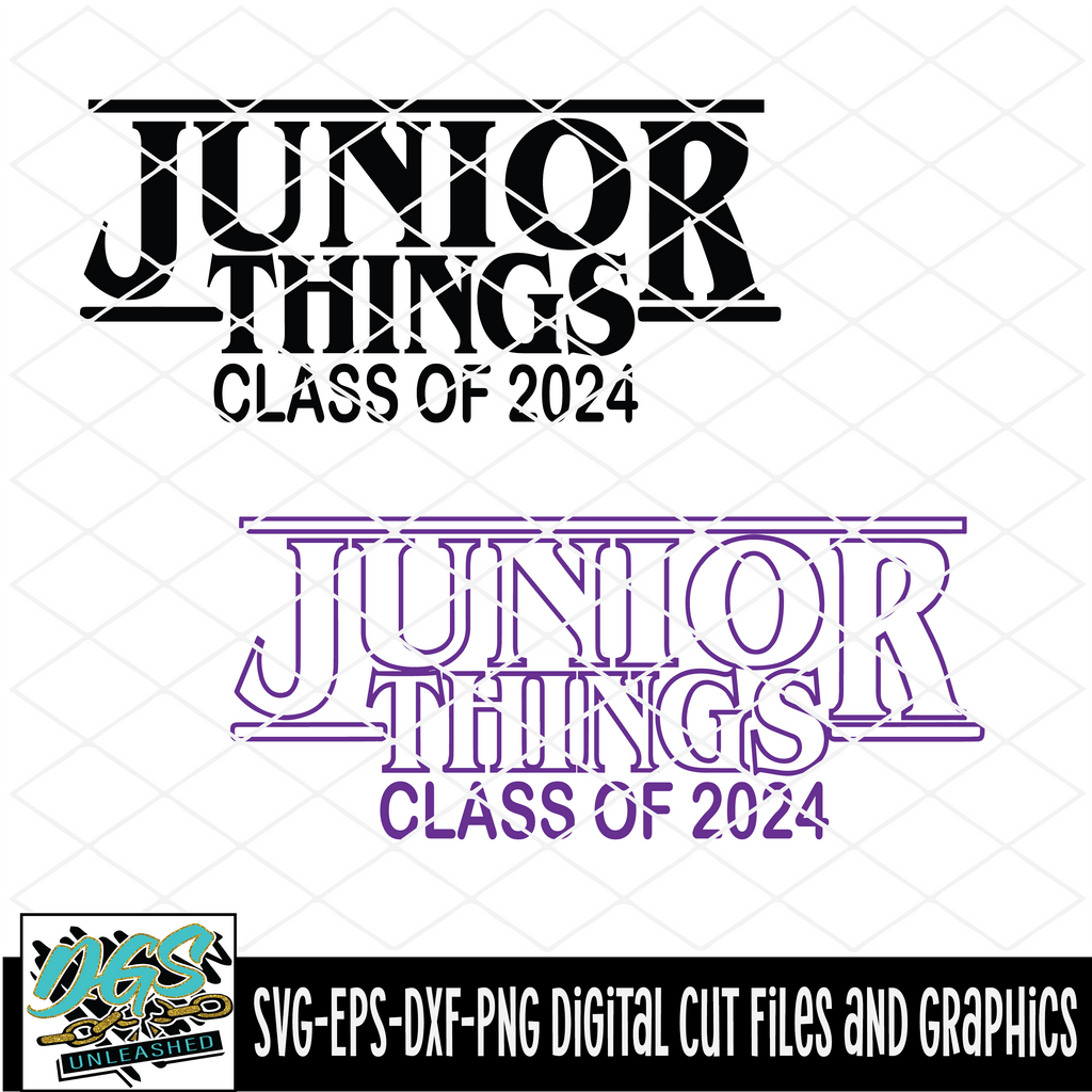 Junior Things 2024 SVG, DXF, PNG, and EPS Digital Files