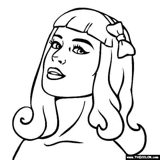 katy perry coloring pages