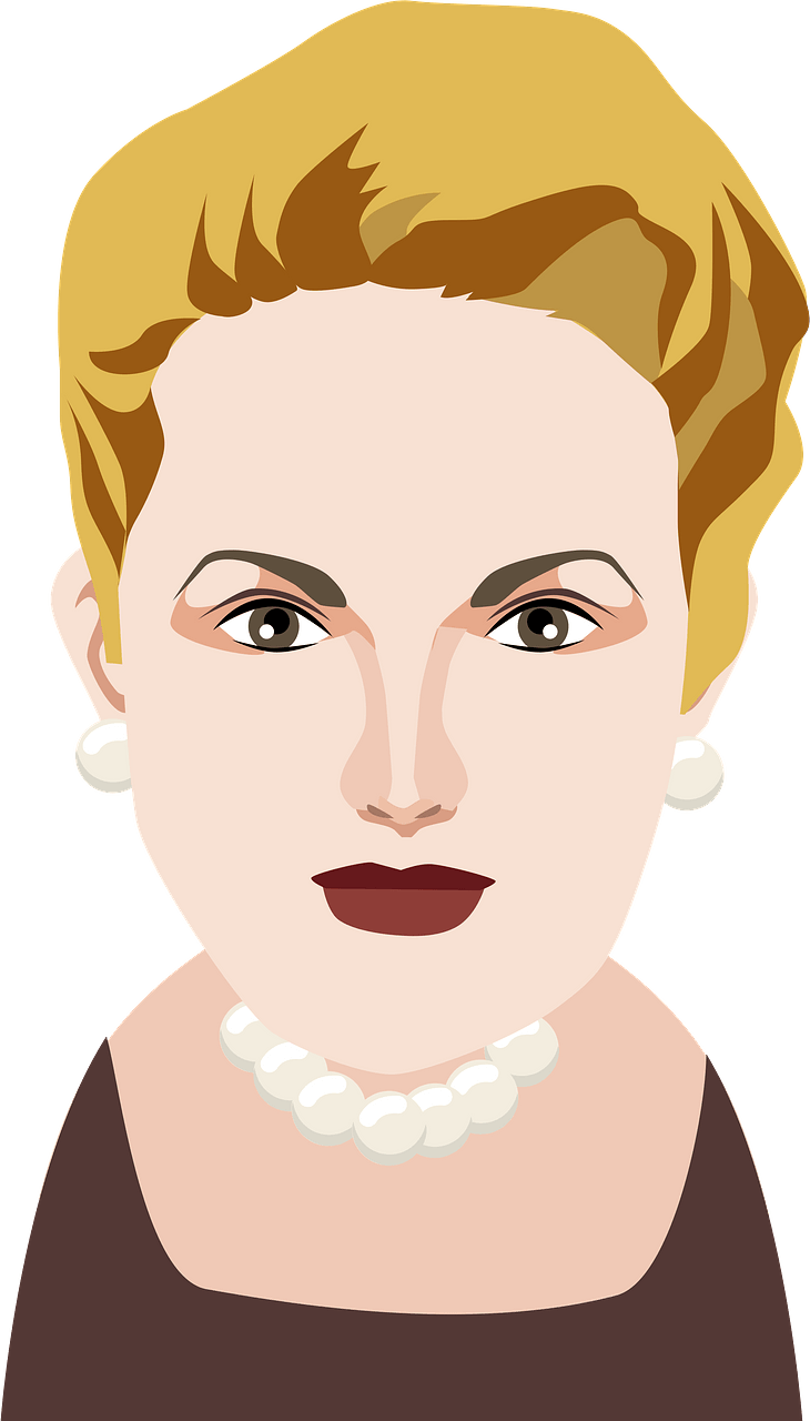 Grace Kelly - Free vector clipart images on clipart library.com