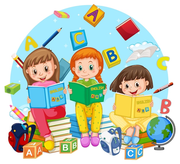 kids learning clipart 2024
