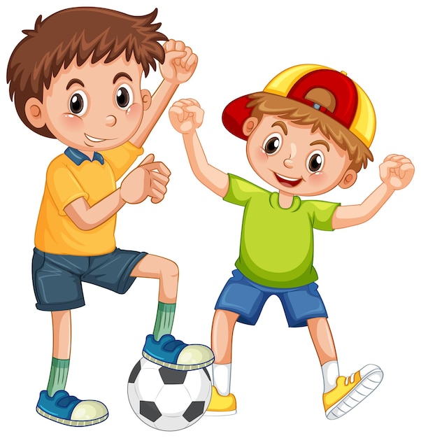 kids playing clipart