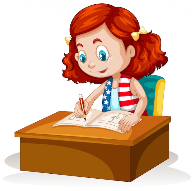 kids writing clipart 2024