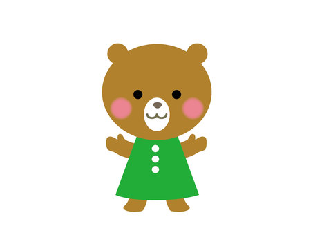 kindergarten bear cliparts