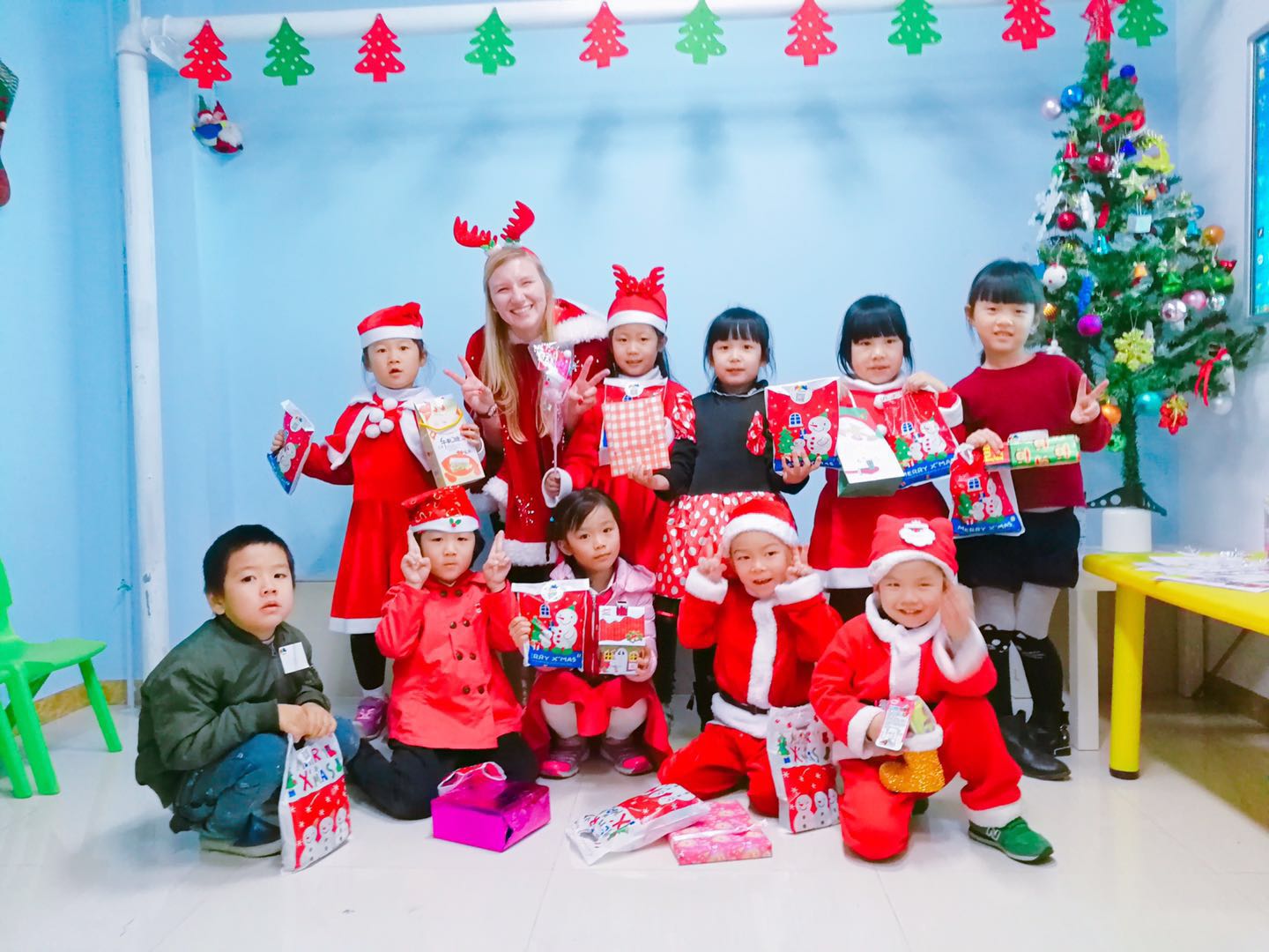 Kindergarten Christmas Fun – Rachel Meets China