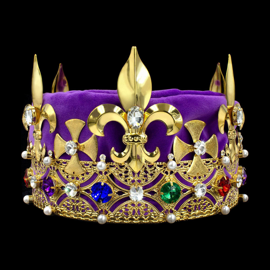 Kings Crown #17404MG-PURP Multi Gold