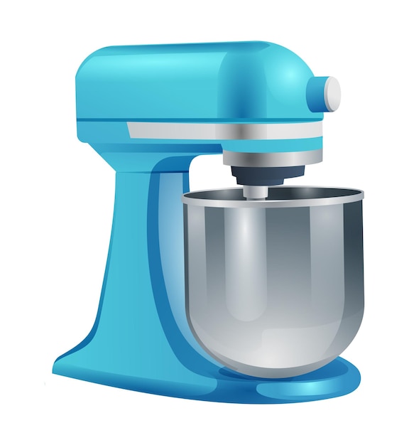 Premium Vector | Kitchen stand mixer vector illustration isolated ...