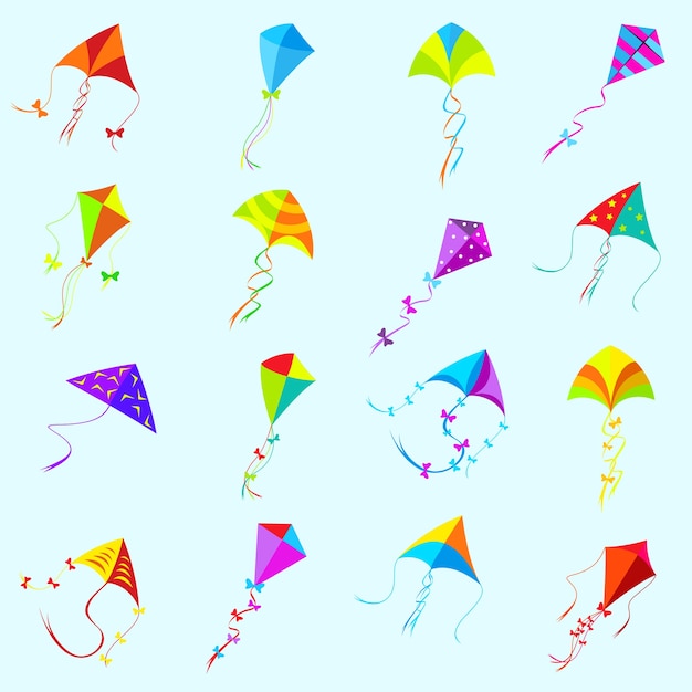kite banner cliparts