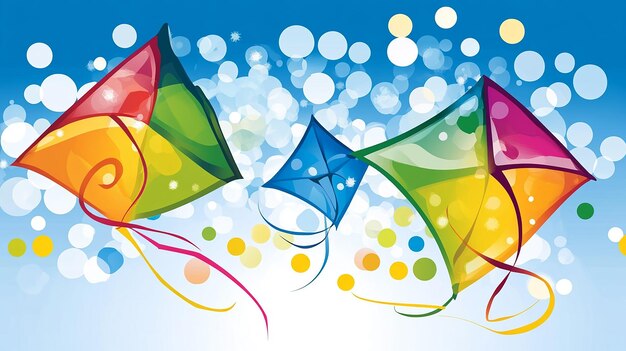 kite banner cliparts