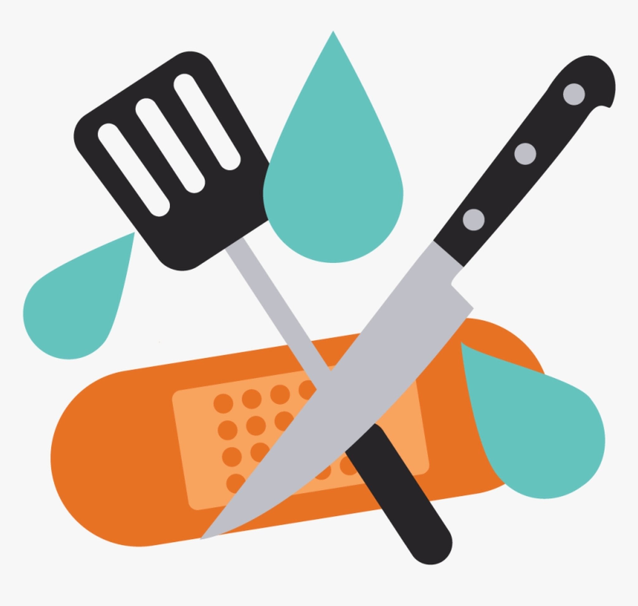 knife safety cliparts