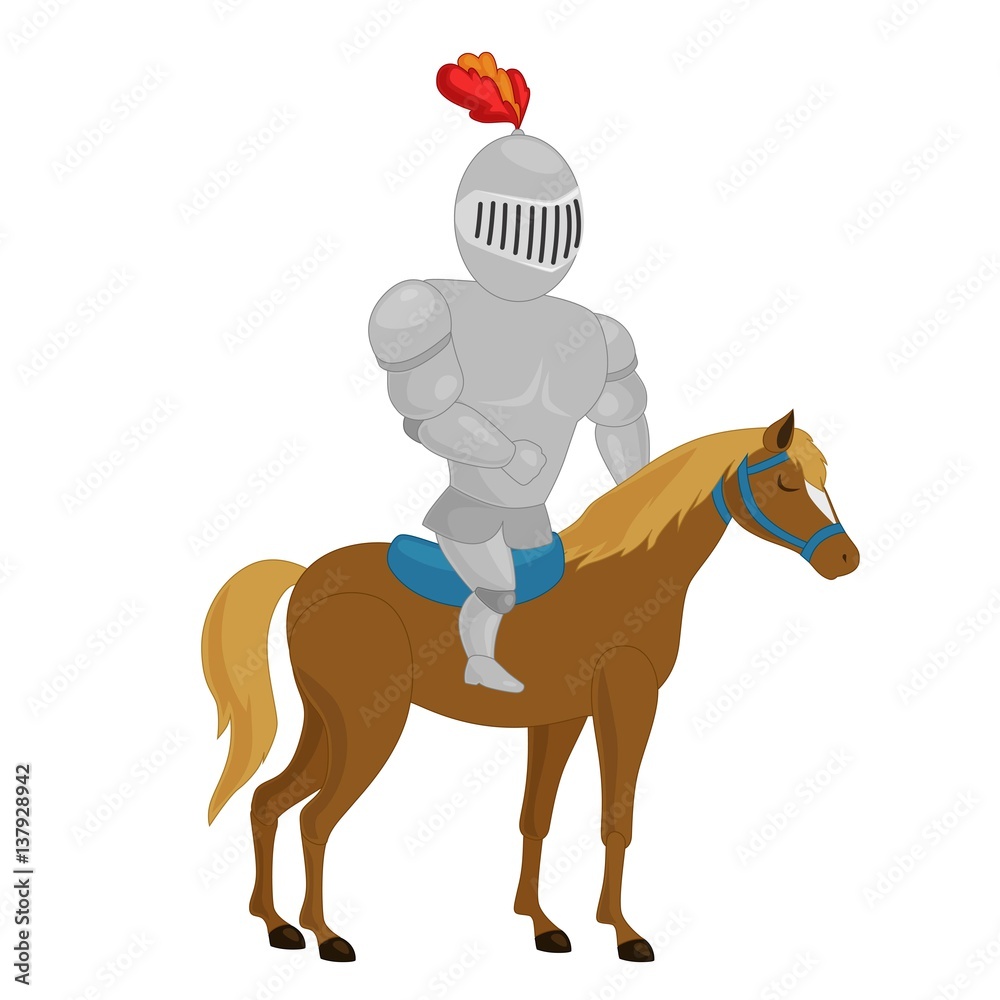 knight on horse clipart
