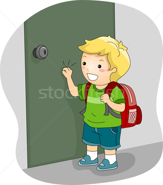 knock on door clipart