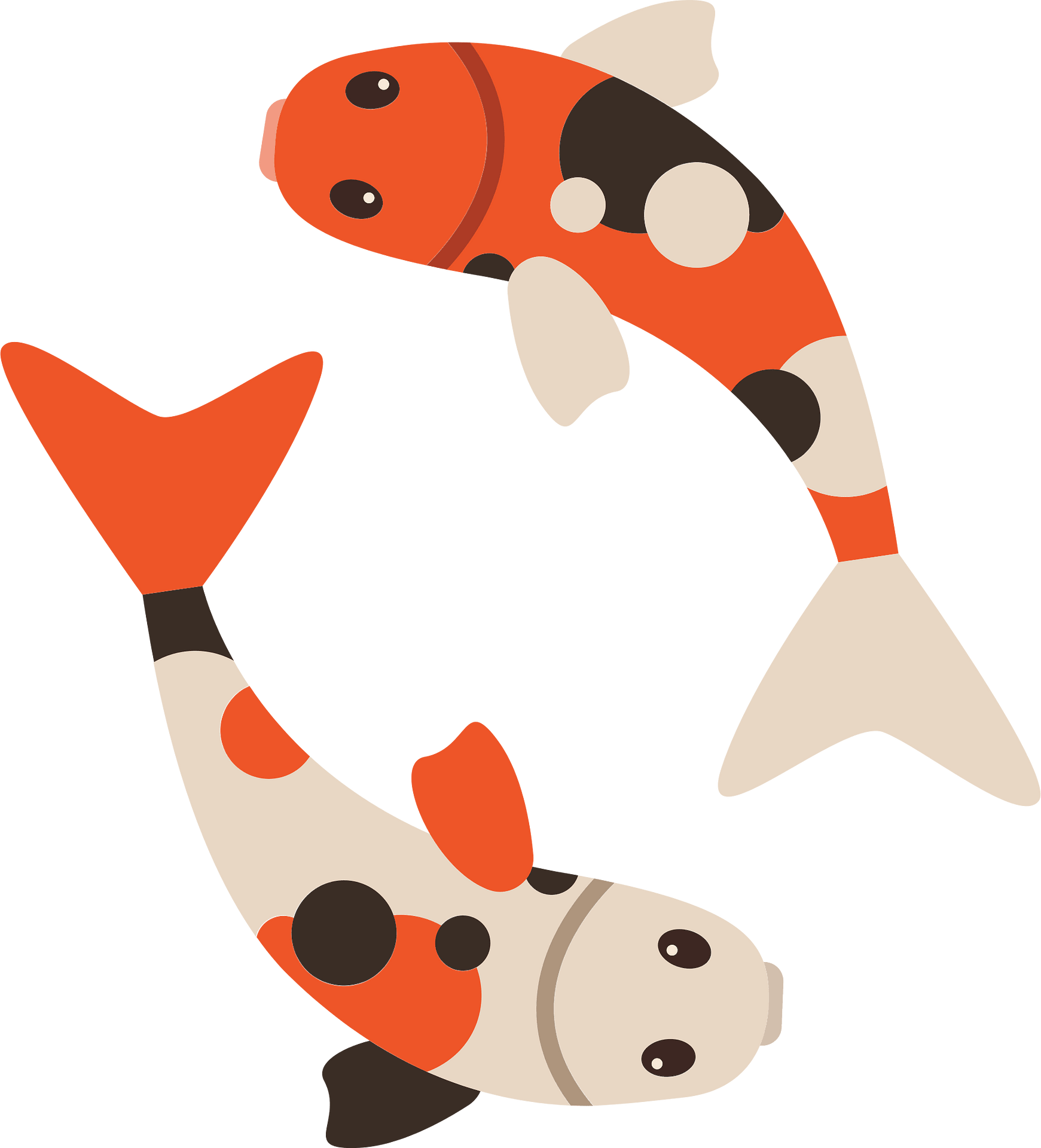 koi fish clipart