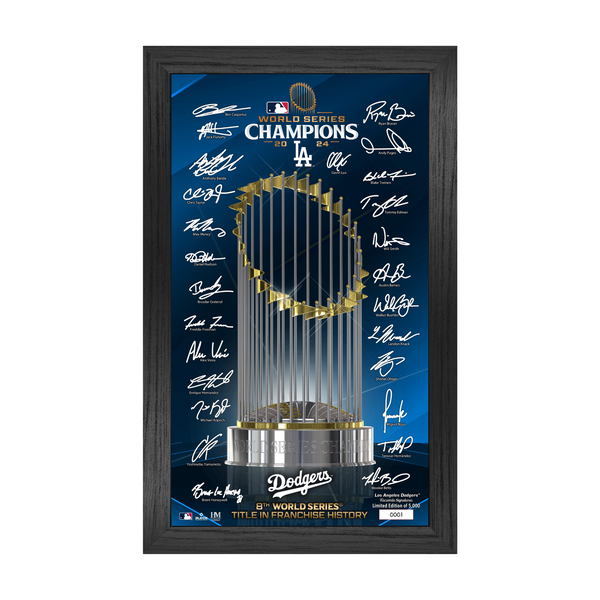 2024 L.A. Dodgers 2024 World Series Champions Trophy Signature ...