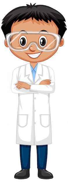 lab coat clipart