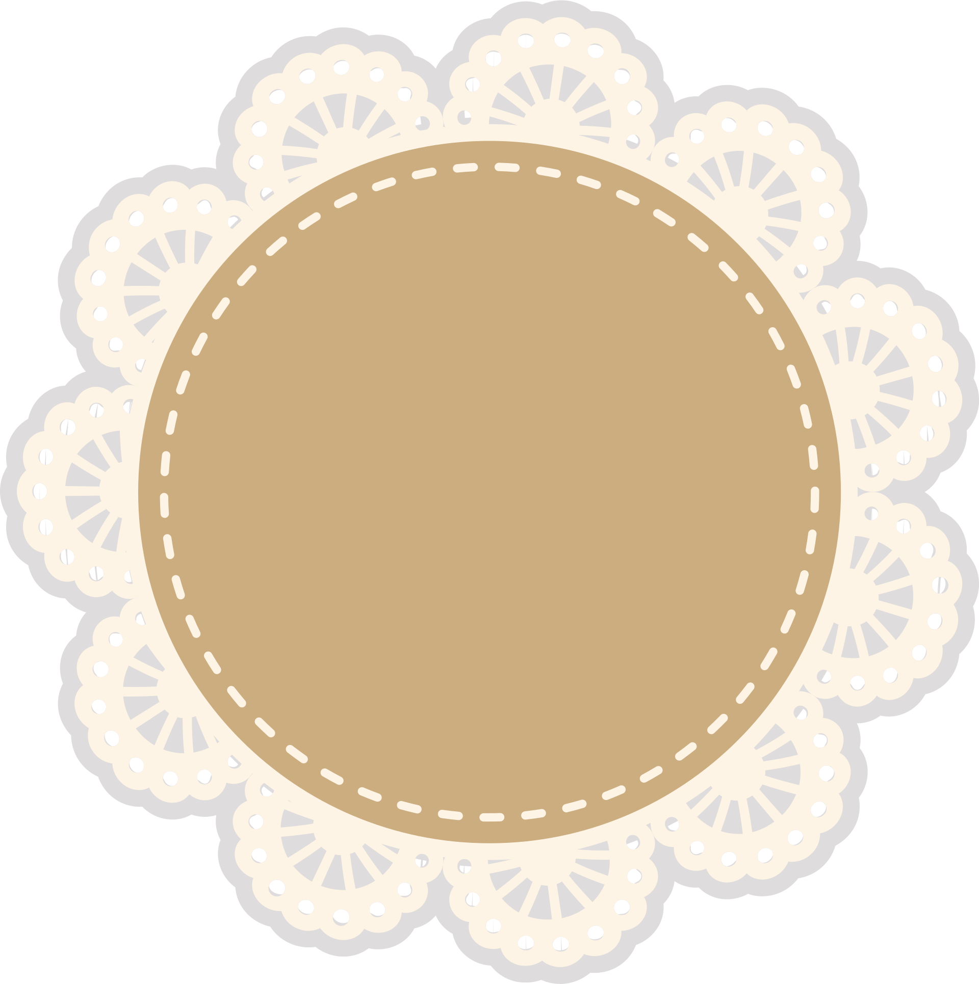 Circle lace - Free vector clipart images on clipart library.com