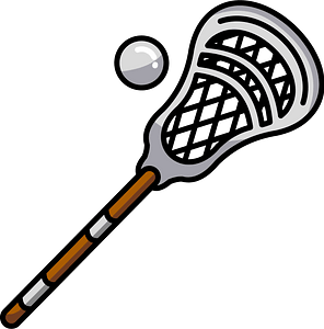 lacrosse stick clipart