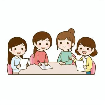 ladies meeting cliparts