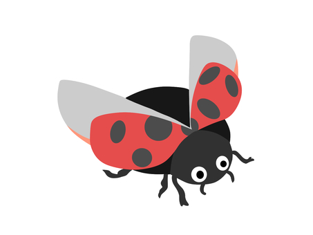 ladybug flying cliparts