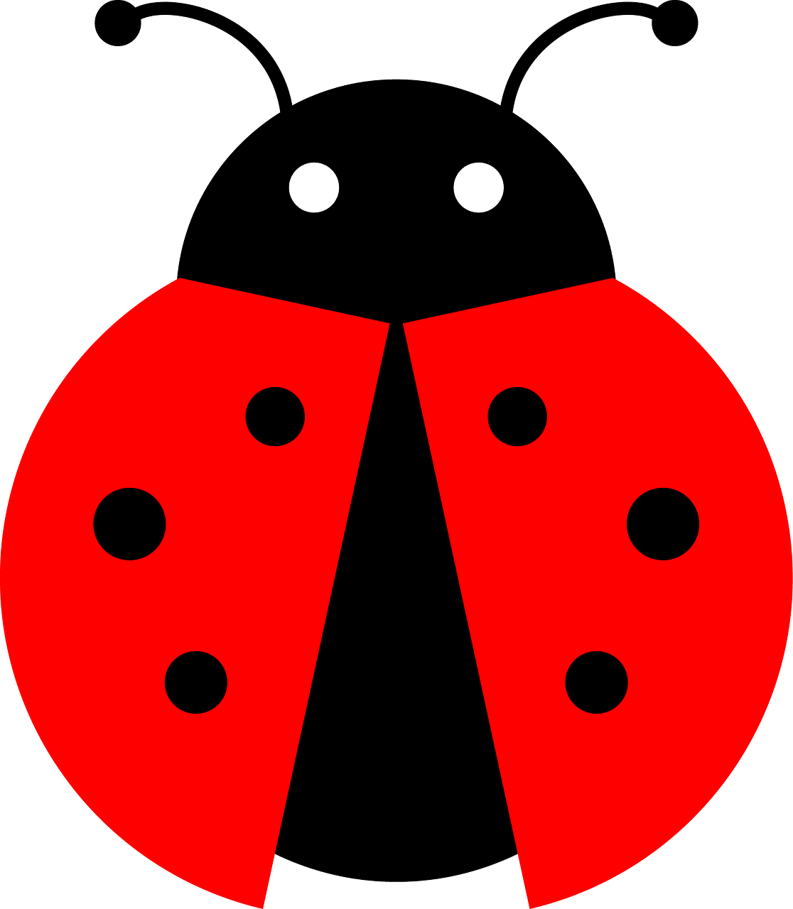 ladybug flying cliparts