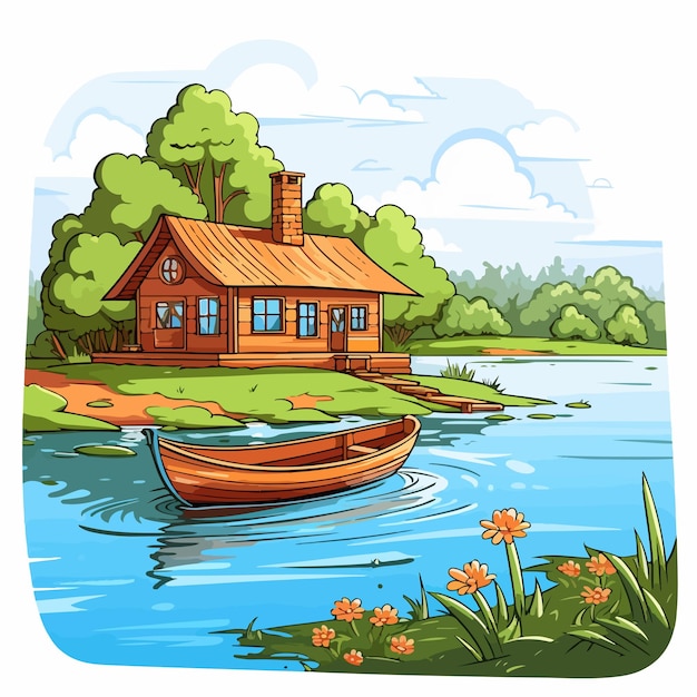 lake house cliparts 2024