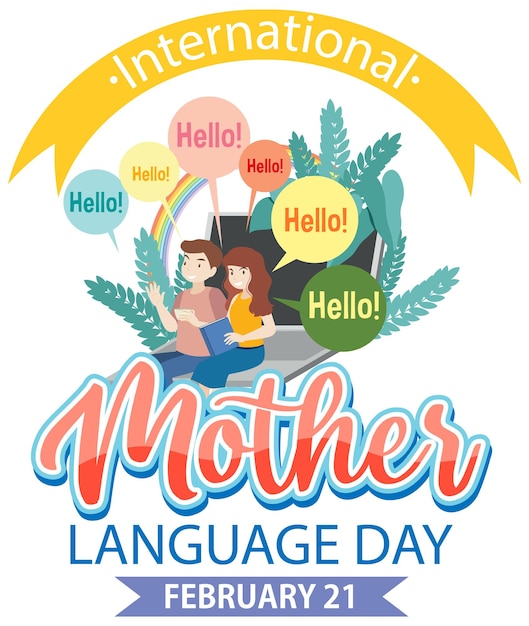 Mother Language Day 2024 Vectors &amp; Illustrations for Free Download ...