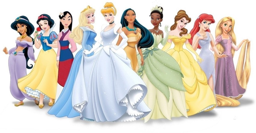 disney princess wallpapers poster on LARGE PRINT 36X24 INCHES ...