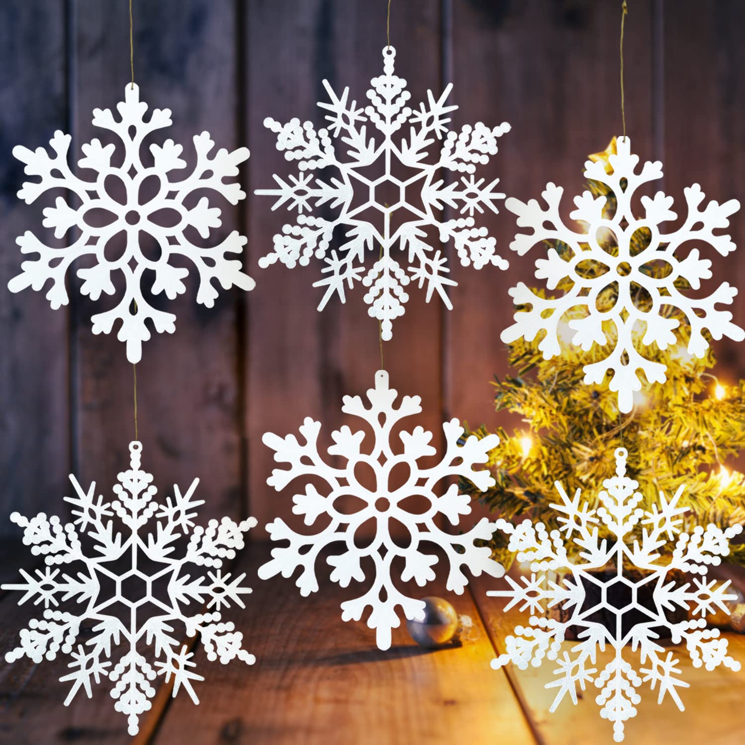 large snowflakes