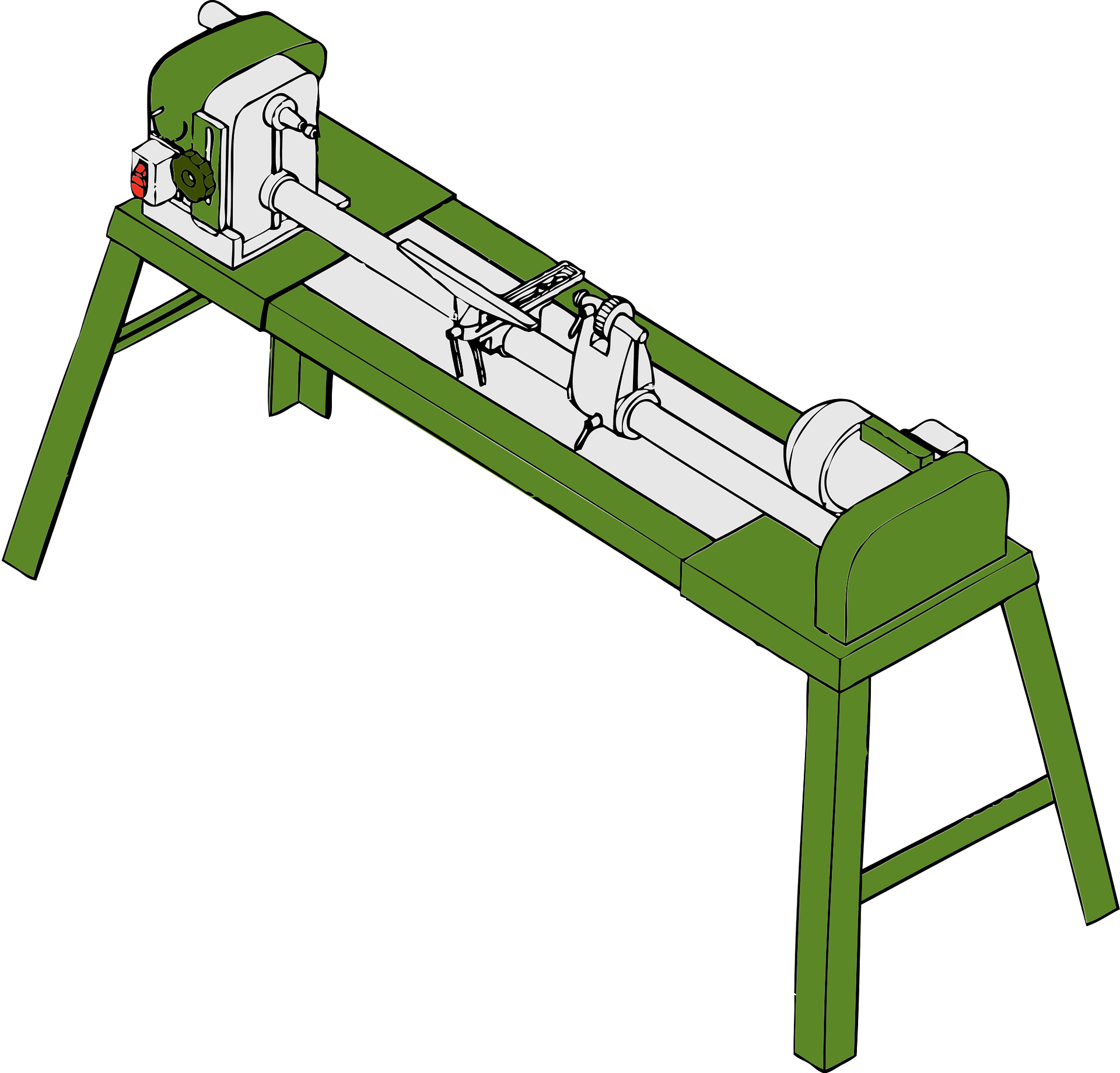 Lathe - Free vector clipart images on clipart library.com