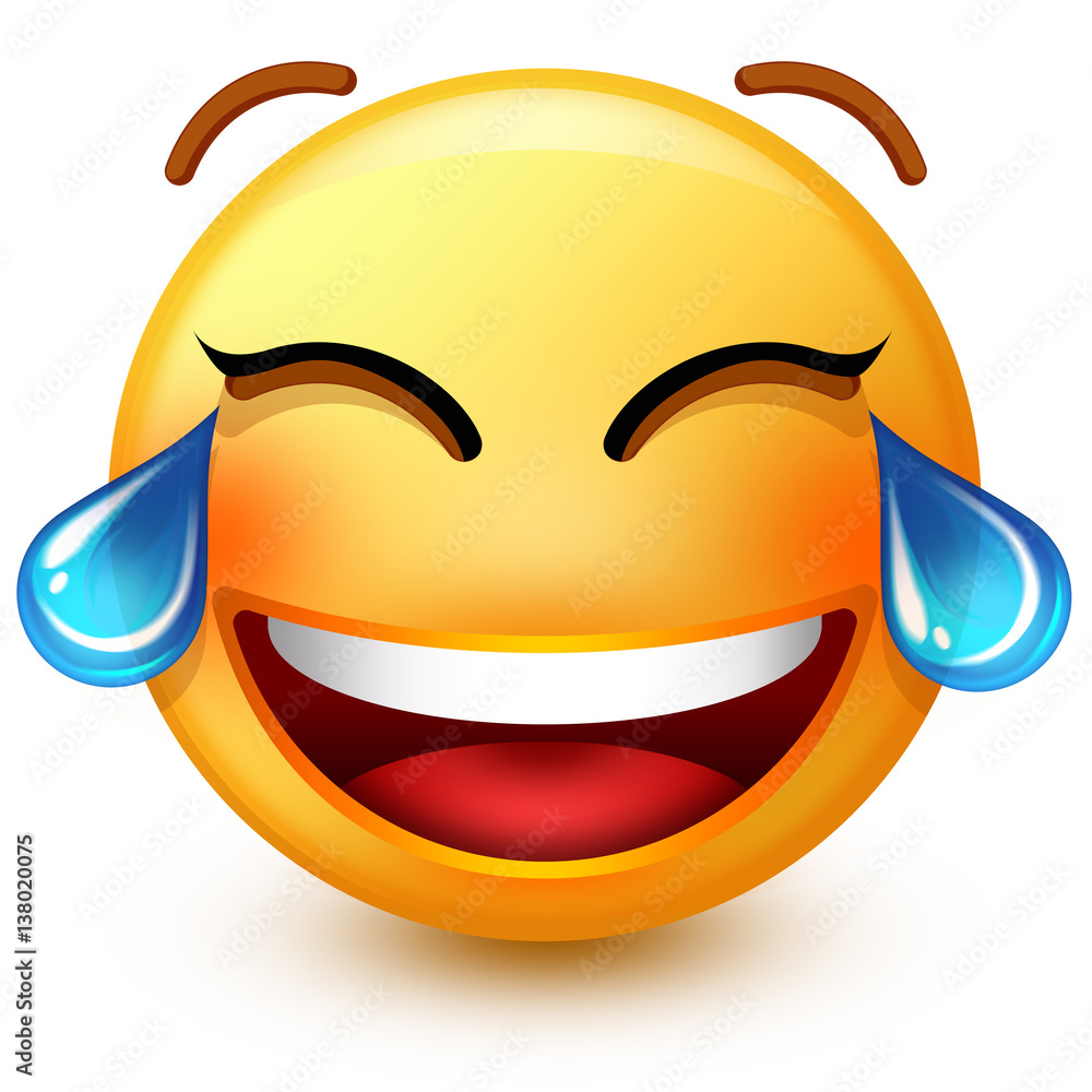laughing smiley face emoticon