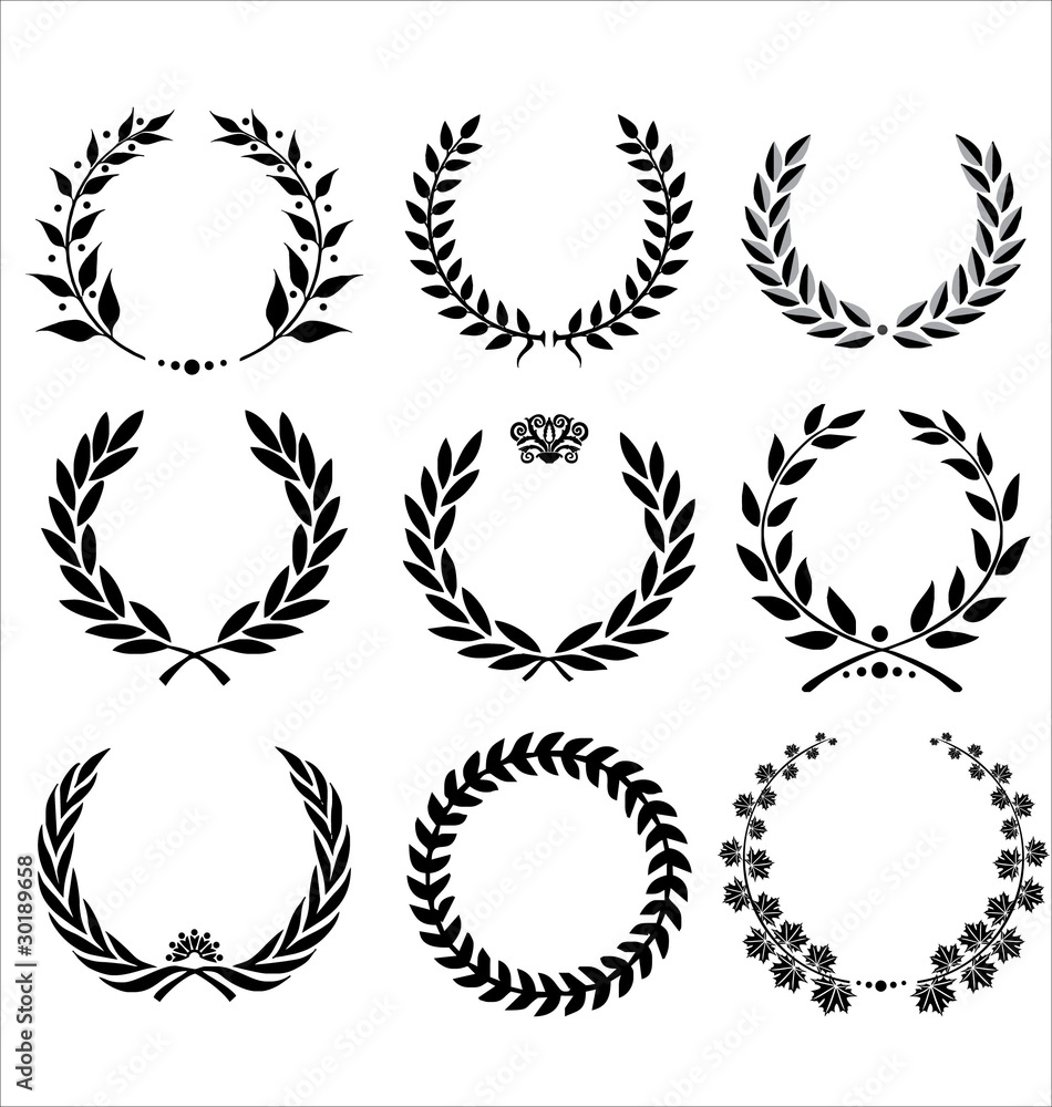 laurel wreaths