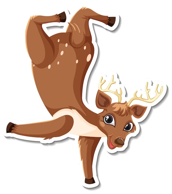 lazy reindeer cliparts