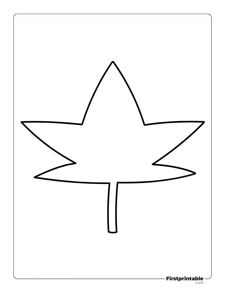 Leaf Templates &amp; Outlines | 75+ Free Printable PDFs