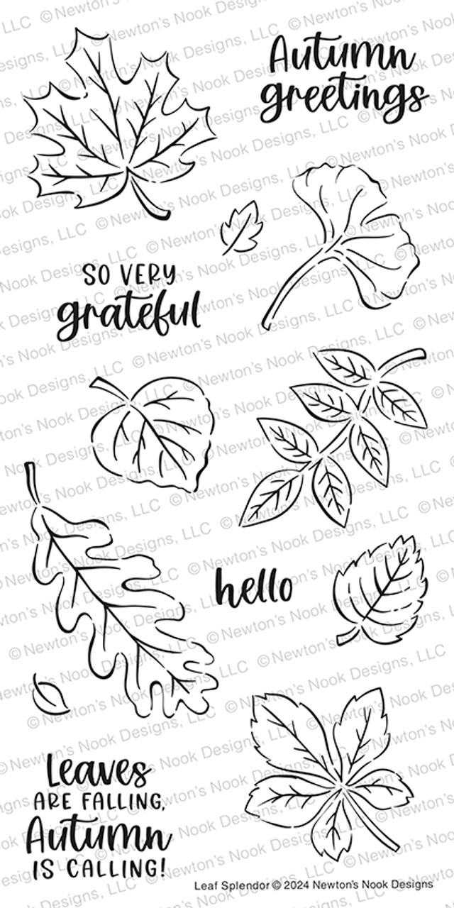 leaves black cliparts 2024