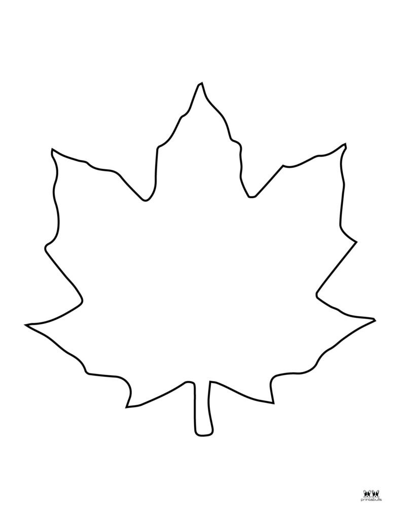 leaves to print and color