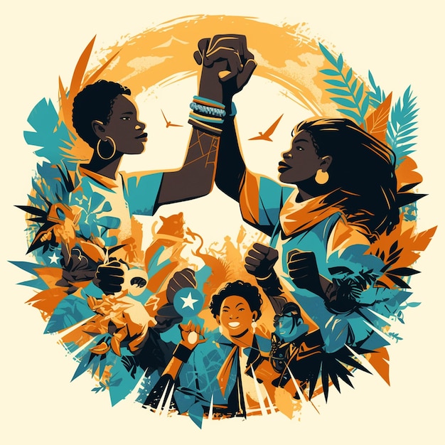 Juneteenth 2024 Legacy of Strength Poster | Premium AI-generated ...