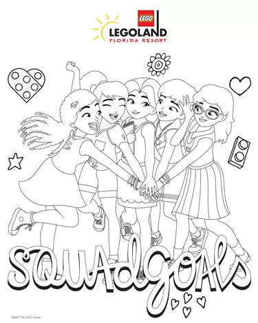 lego friend coloring pages