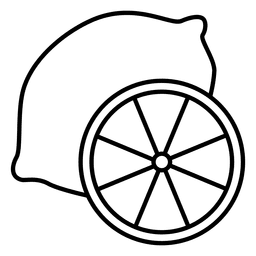 lemon outlines