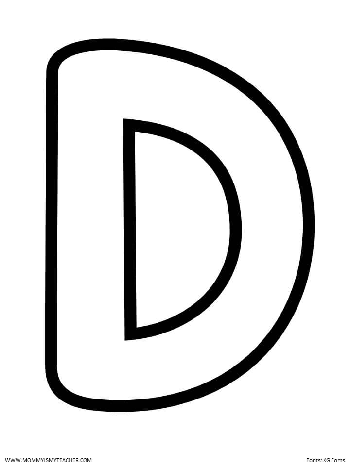 letter d