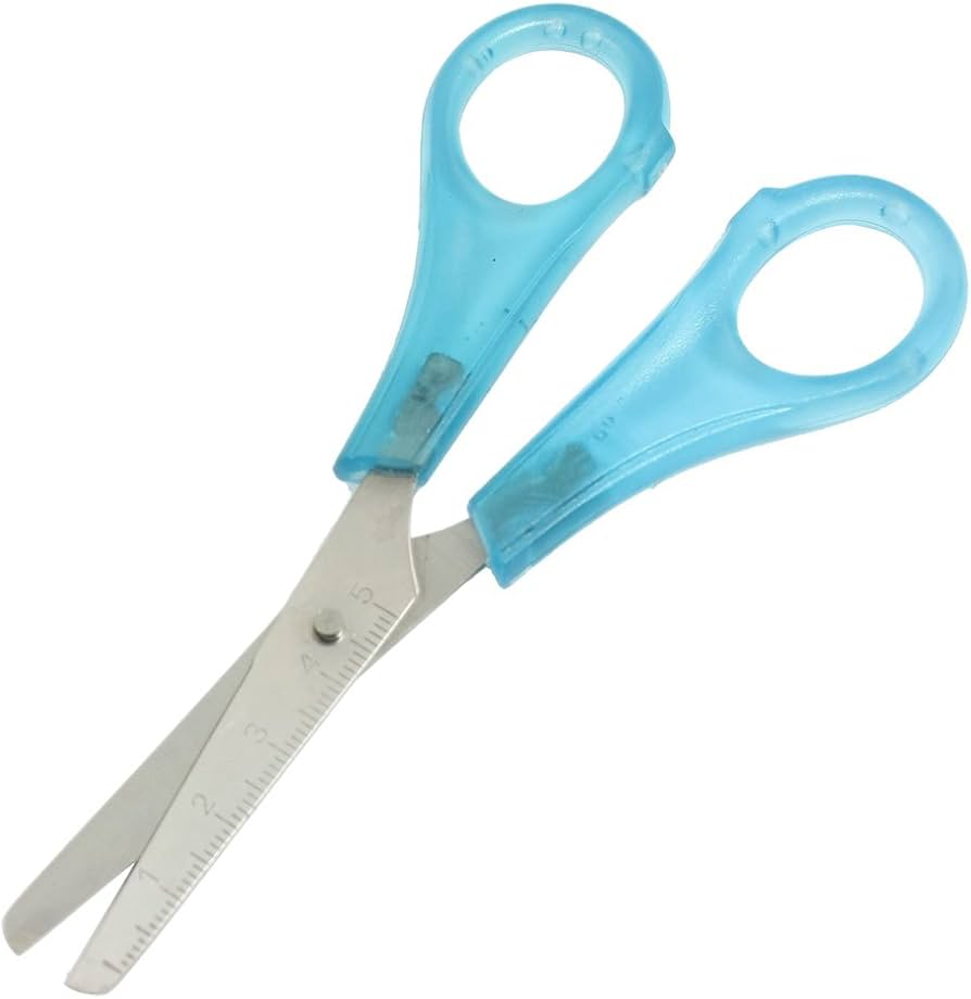 Ruilogod Office Letter Paper Turquoise Blue Plastic Handle Long ...