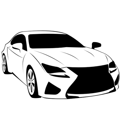 Lexus RC F Luxury Toyota Car Free Vector Download | FreeImages