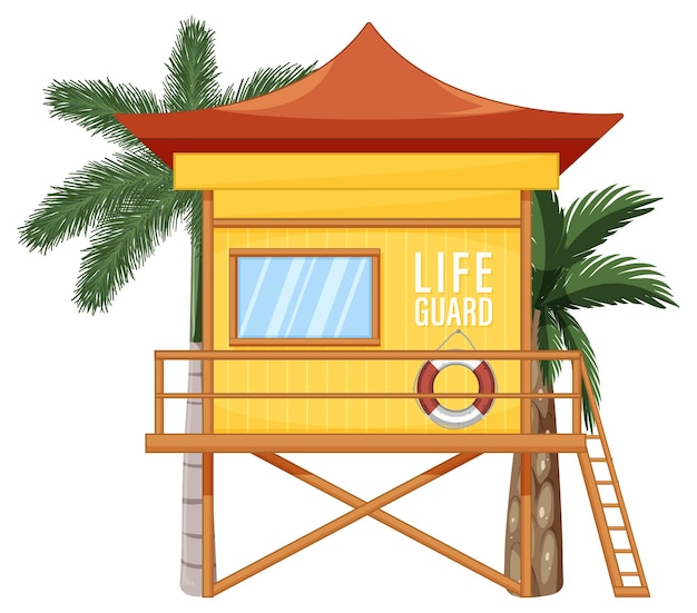 lifeguard tower cliparts
