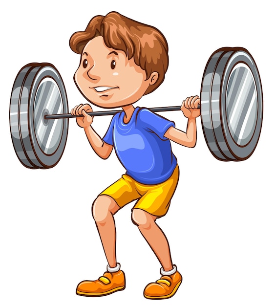 Weightlifting Clipart Vectors &amp; Illustrations for Free Download ...