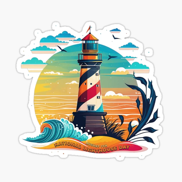 lighthouse day cliparts