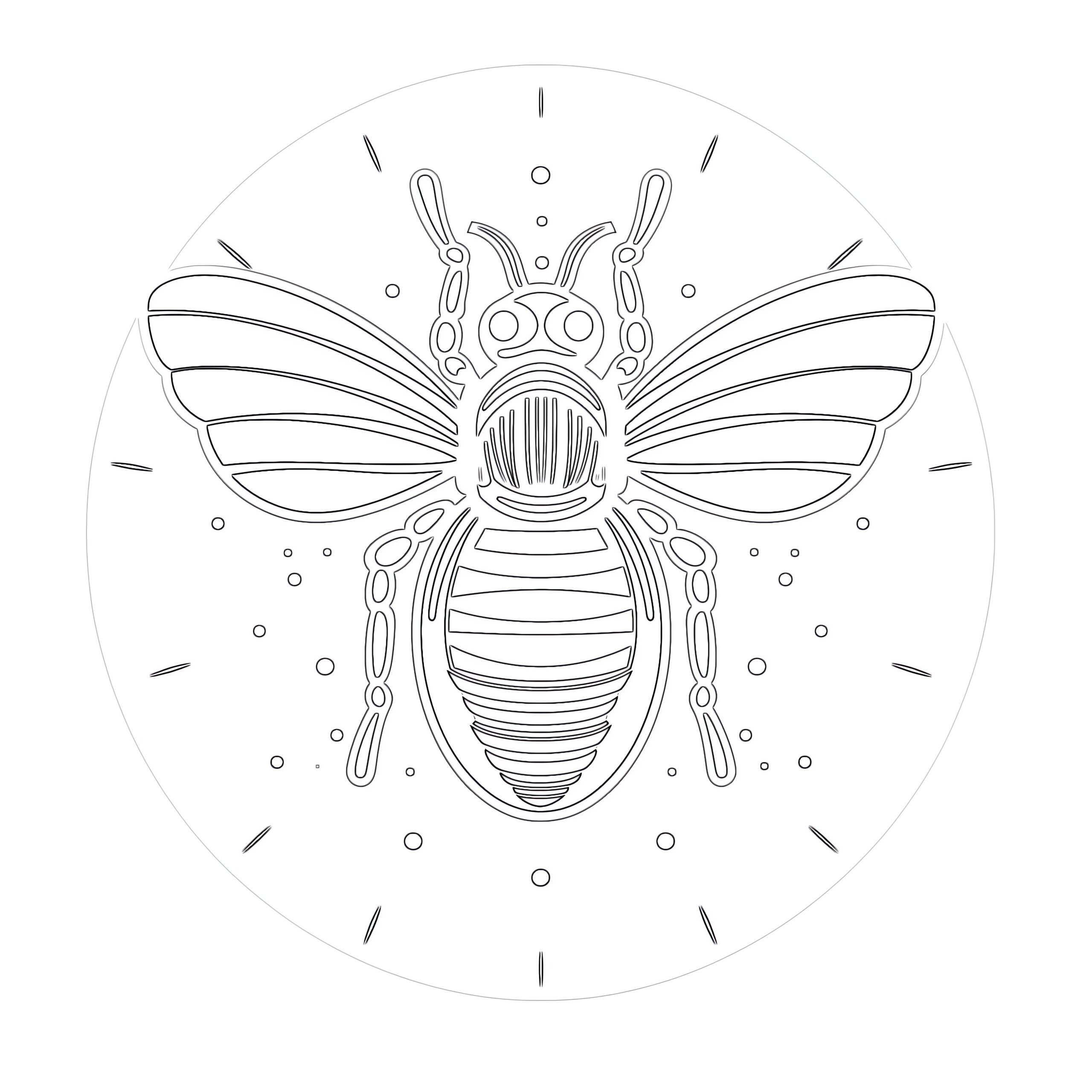 lightning bug coloring pages