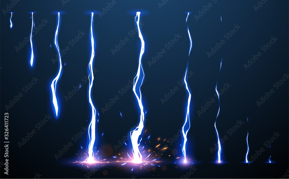 lightning cartoon