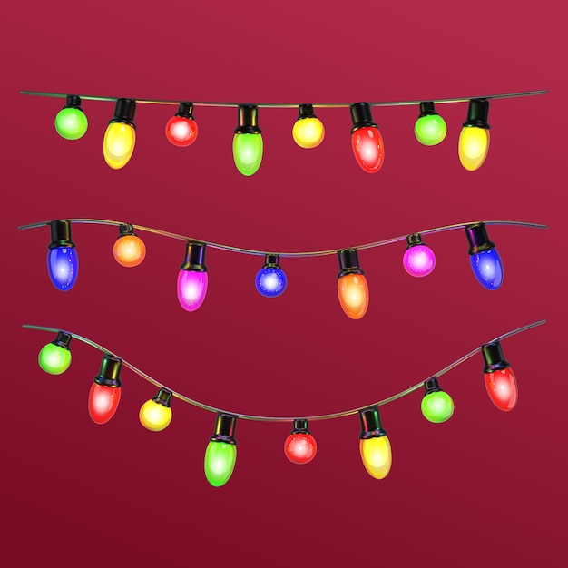 Led Christmas Lightss PSD, High Quality Free PSD Templates for ...
