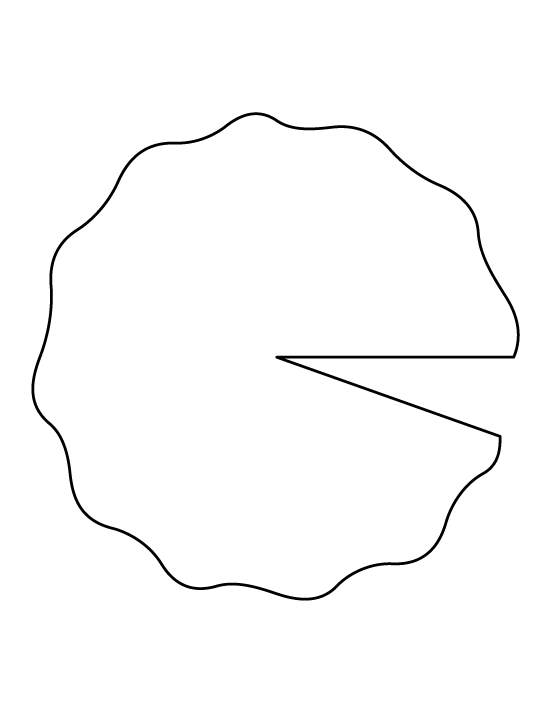 lily pad template