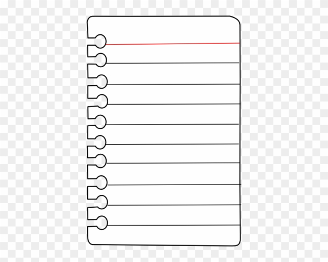 lined paper clipart