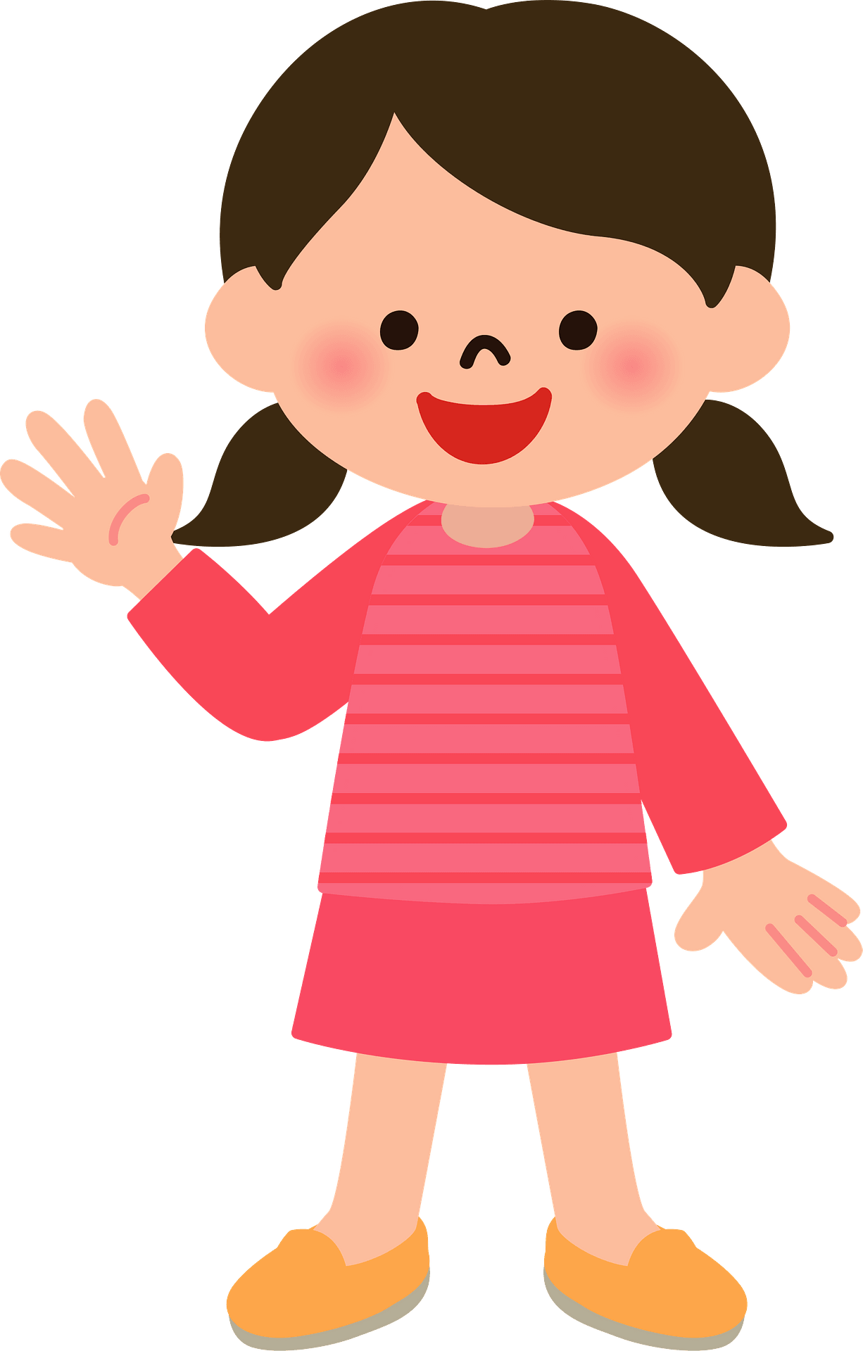 Little Girl - Free vector clipart images on clipart library.com