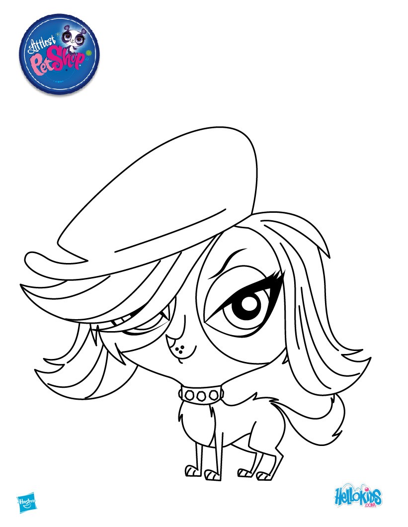 littlest pet shop coloring pages free